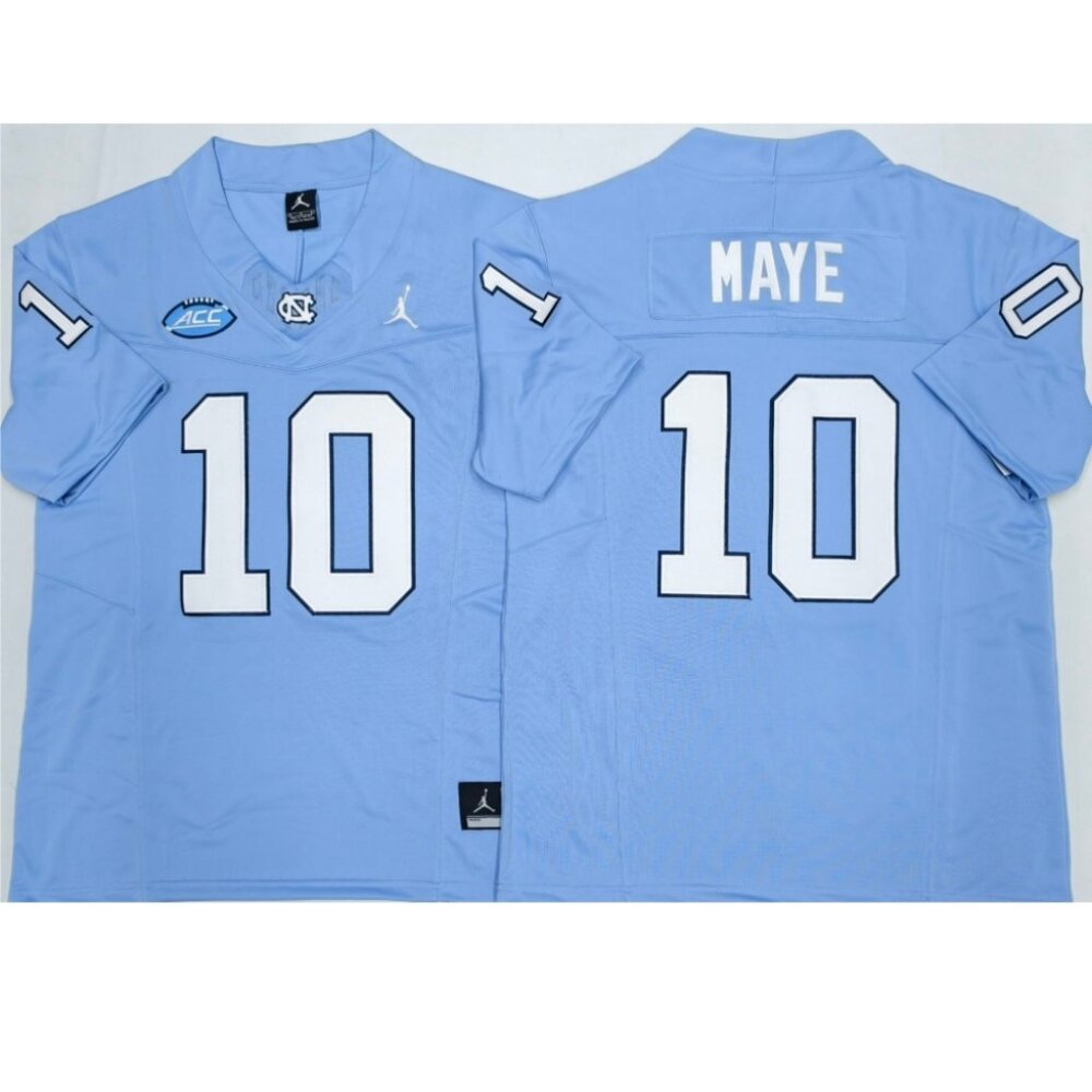 Mens Youths Select Drake Maye Blue Stitched Jersey Vapor